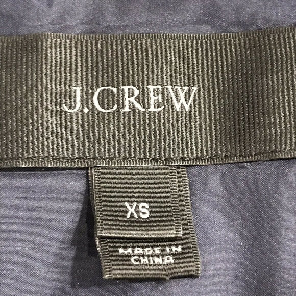 J. CREW Excursion Vest Womens XS Navy Striped Quilted - Picture 7 of 8